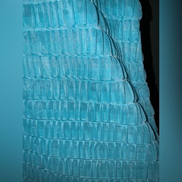 Tribal top light blue textured woman size TG/XL extensible/stretch - Picture 3 of 4